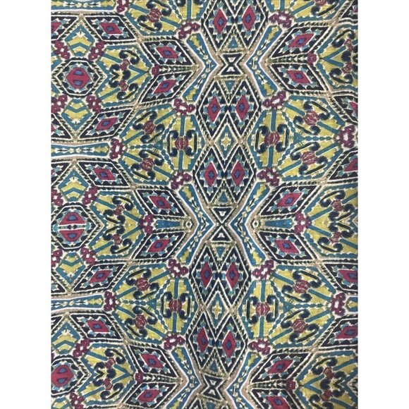 ND New Directions Weekend Women’s Top Cap Sleeve Multicolor Geometric Size S - Picture 3 of 4